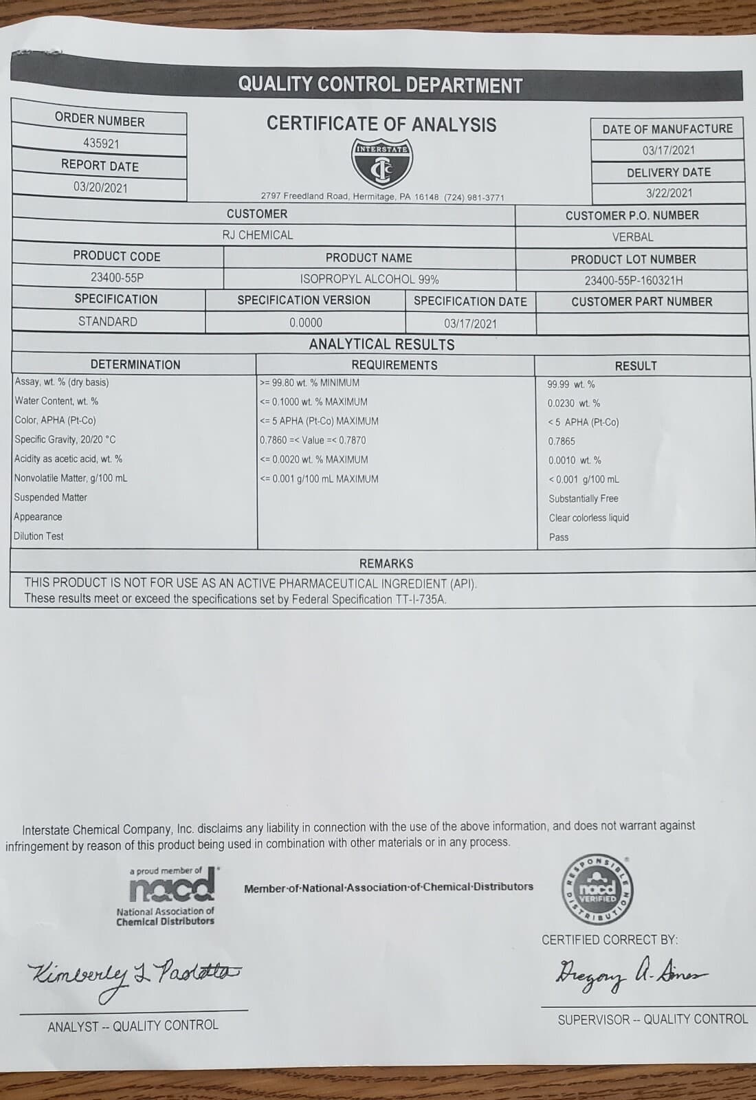 ISOPROPYL ALCOHOL 99%- NO IMPURITIES - 4 GALLONS PACKED IN 16 QUARTS-MADE IN USA 5