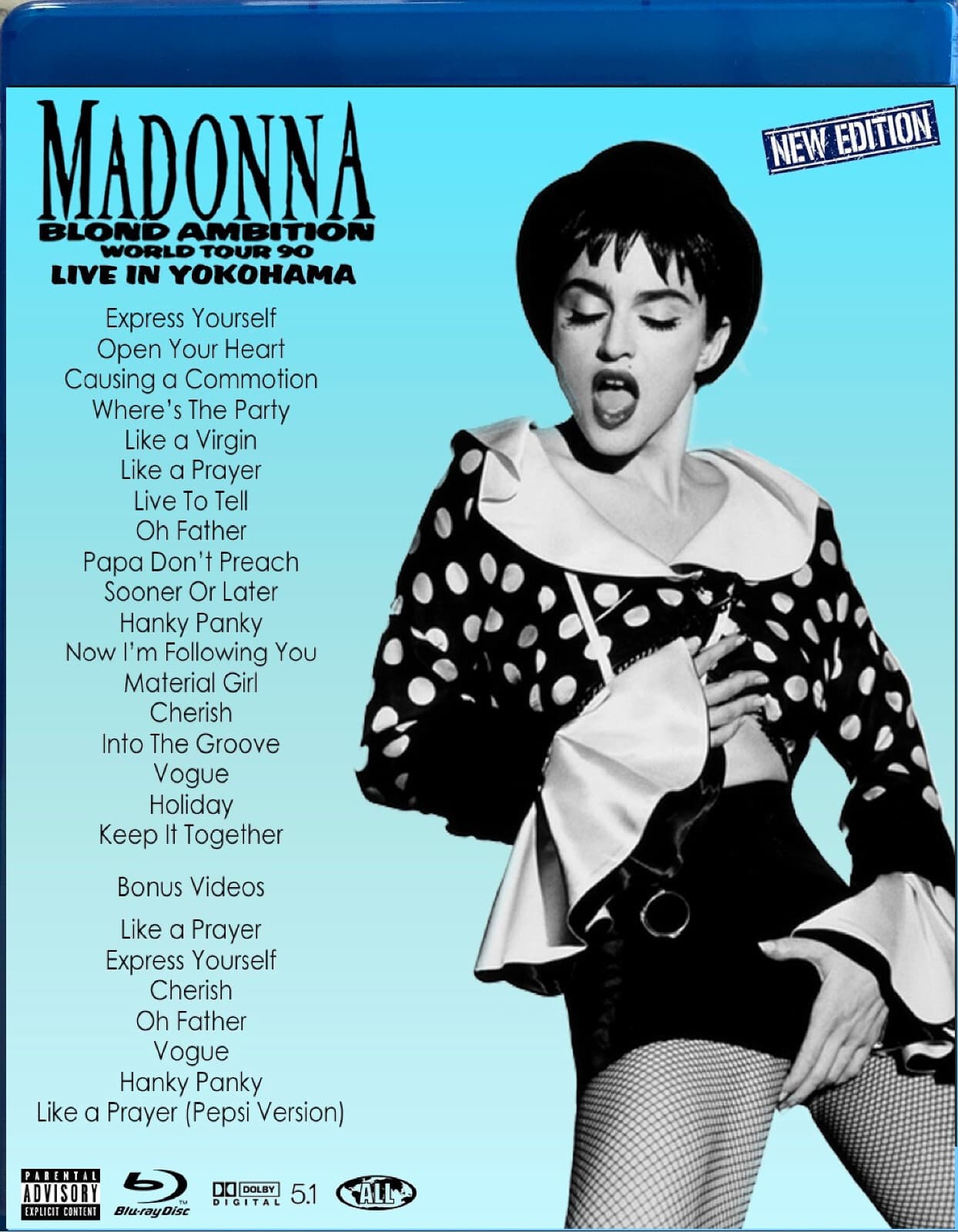 Madonna Blond Ambition Tour Japan -  Bluray 2