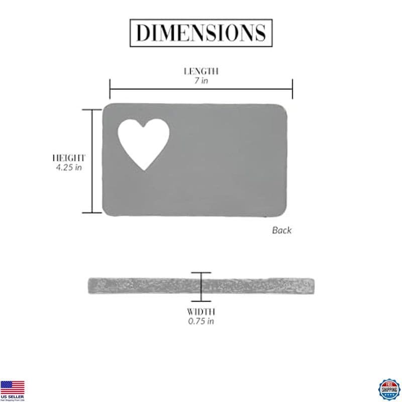 Forever In Our Hearts 7” Weatherproof Garden Stepping Stone Memorial Plaque 5