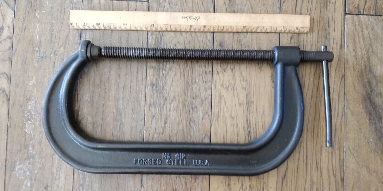 DIECRAFT 12" C Clamp / Drop Forged in USA🇺🇸  #412 2