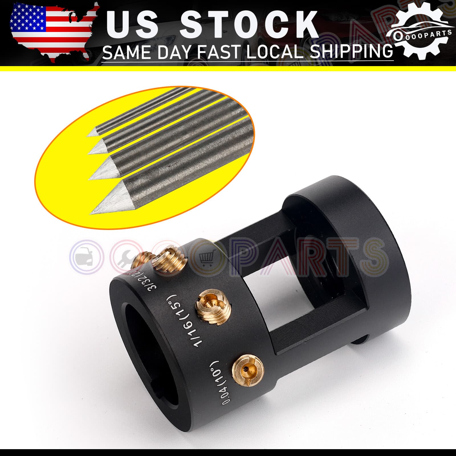 Tungsten Grinder & Sharpener Multi-Angle Offsets Head Tool For TIG Welding