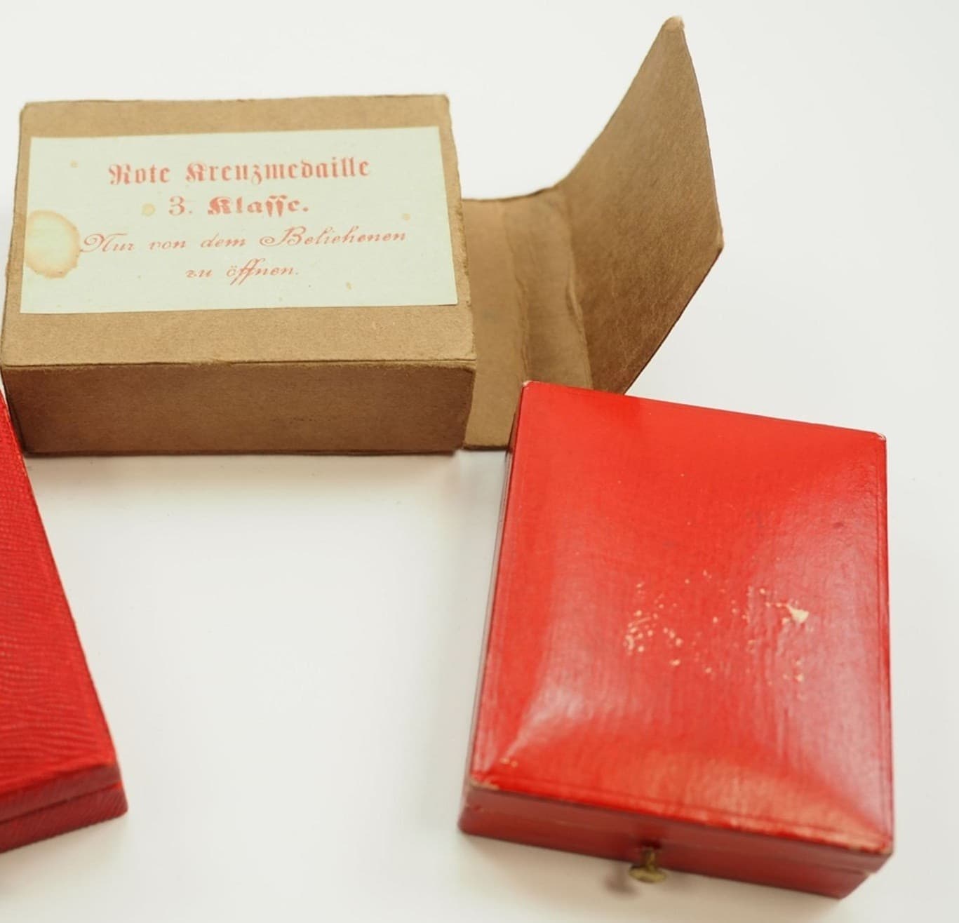 Preussen: Rot Kreuz Medaille, 3. Klasse, im Etui -+ orginal box ww1 red cross