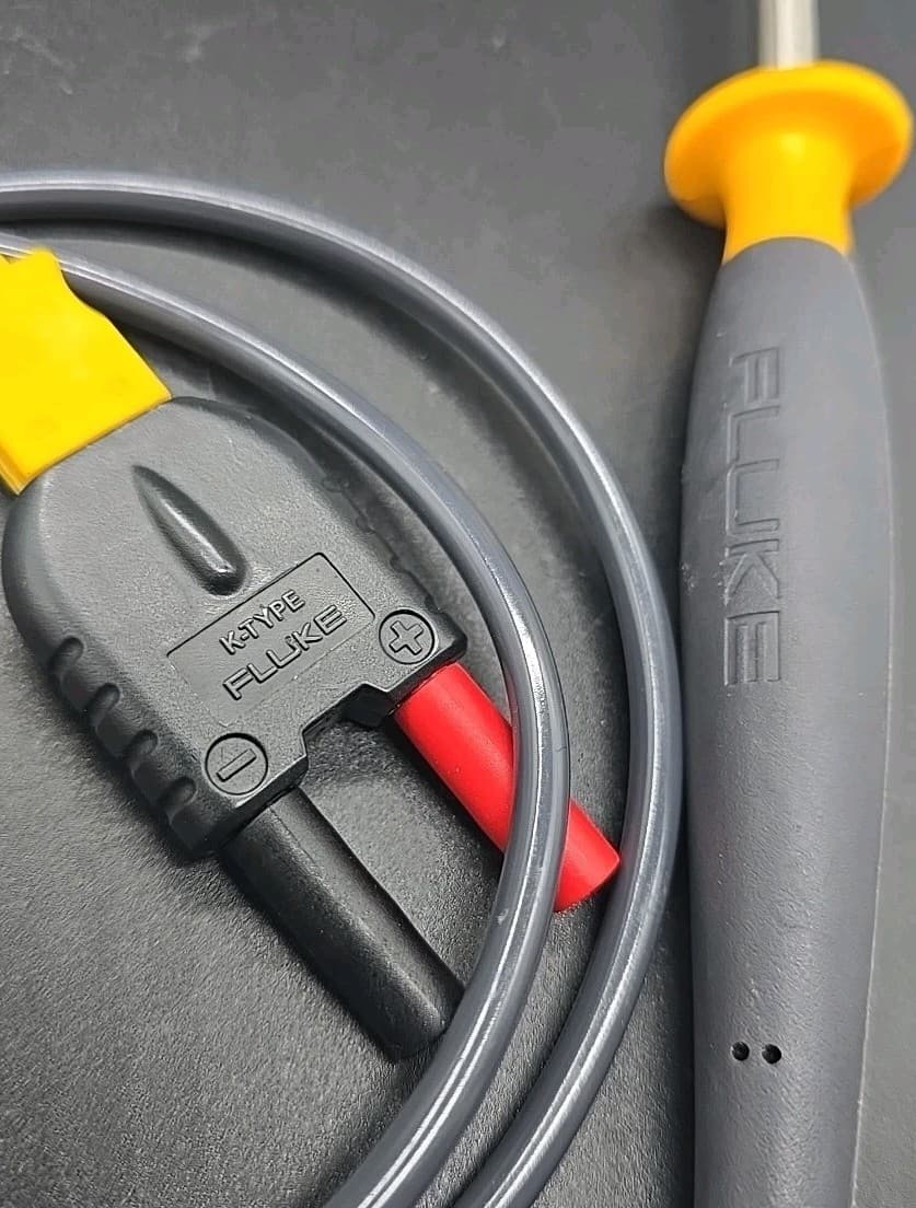 Fluke 80PK-27 Suregrip Surface Temperature Probe with adapter - TESTED OK 5
