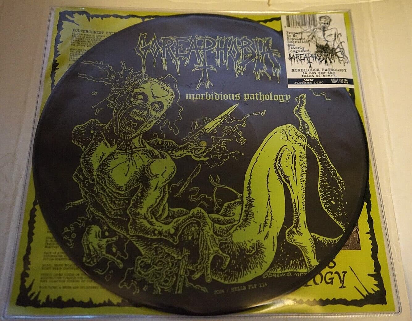 Goreaphobia Morbidus Pathology Picture Record Signed By Alex Bouks Limited 500