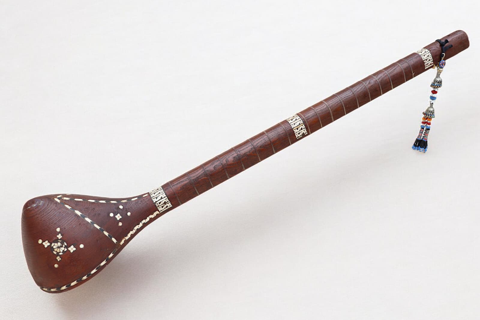 antique afghan folk music instrument Tambur Tanbur for left-handed people تنبور 2