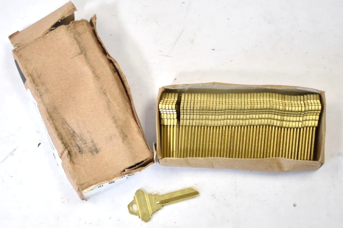 Schlage Uncut Key Blanks Bulk Wholesale 50 Pack Key 35-101 468 C Office Home