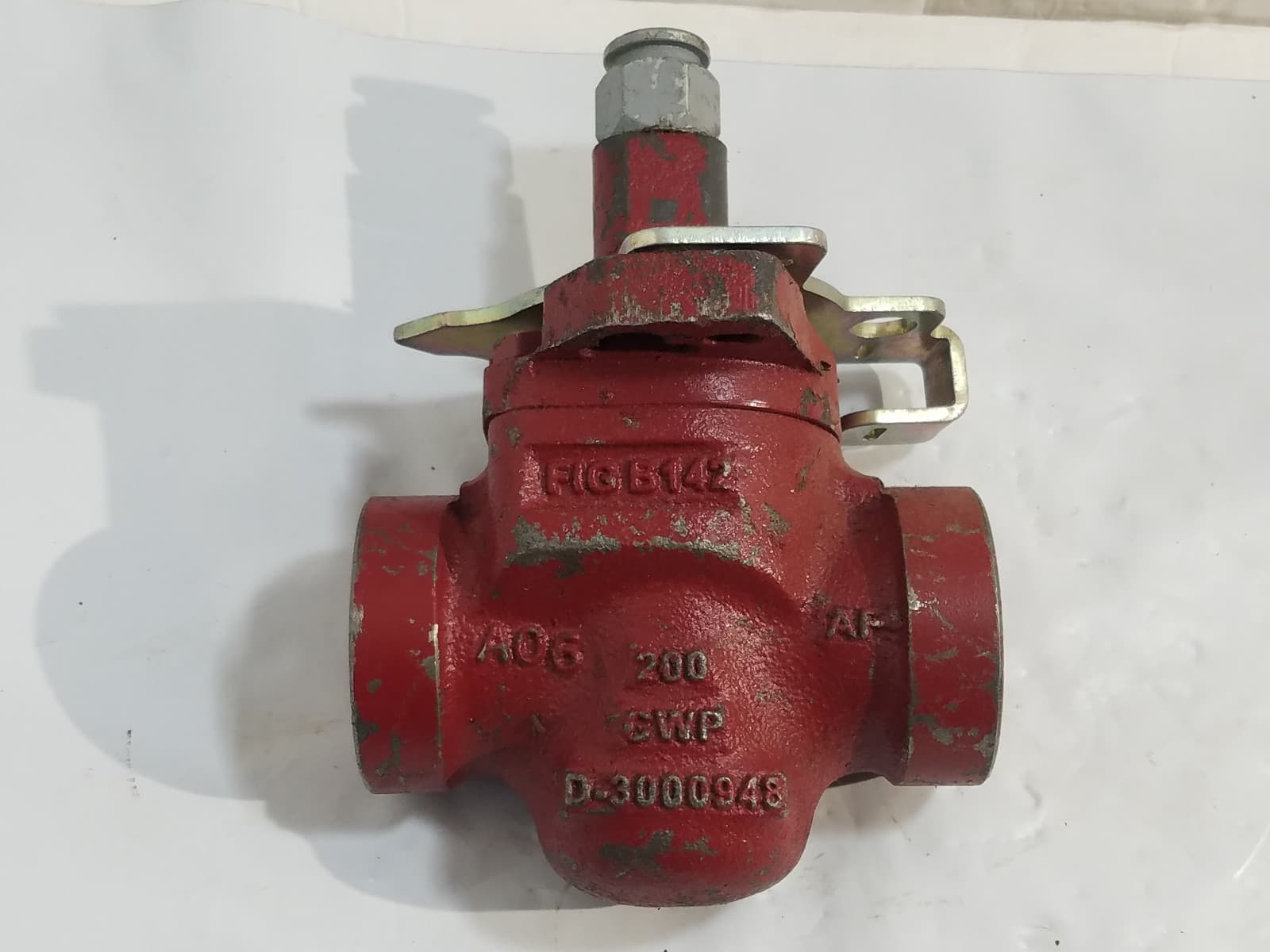  NEW, Flowserve NORDSTROM 1/2" PLUG VALVE D-3000948, FIG B142, 200CWP 2