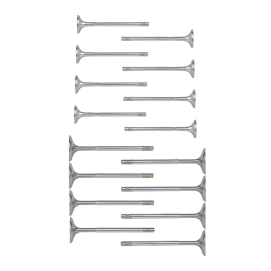 16Pcs Valves Intake and Exhaust Set for Mercedes-Benz W204 2007-0214 W212 S204 C 2