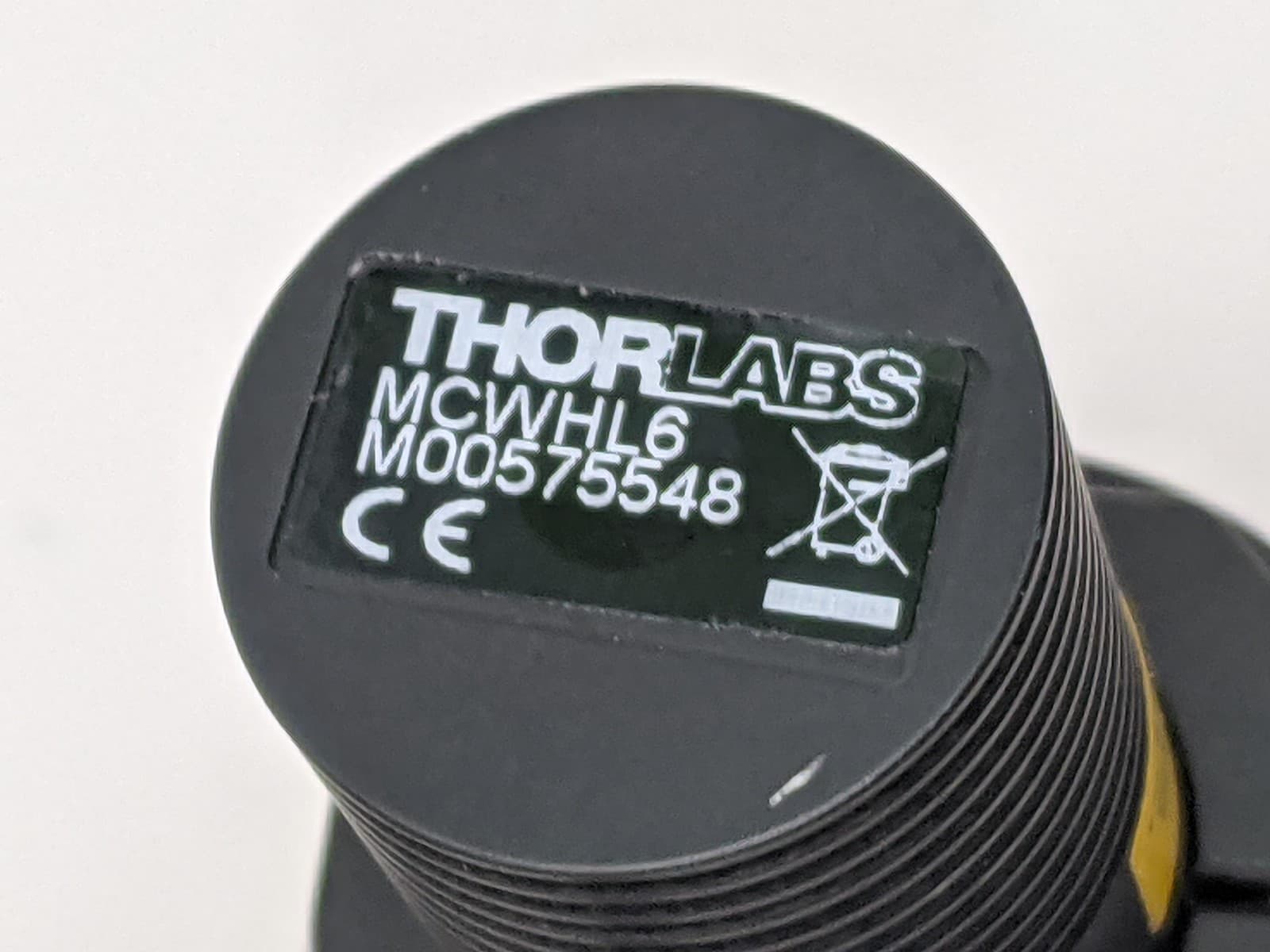 Thorlabs MCWHL6 Collimated White LED w/ LEDD1B Driver, ~50mm Lens, SM1RC 2
