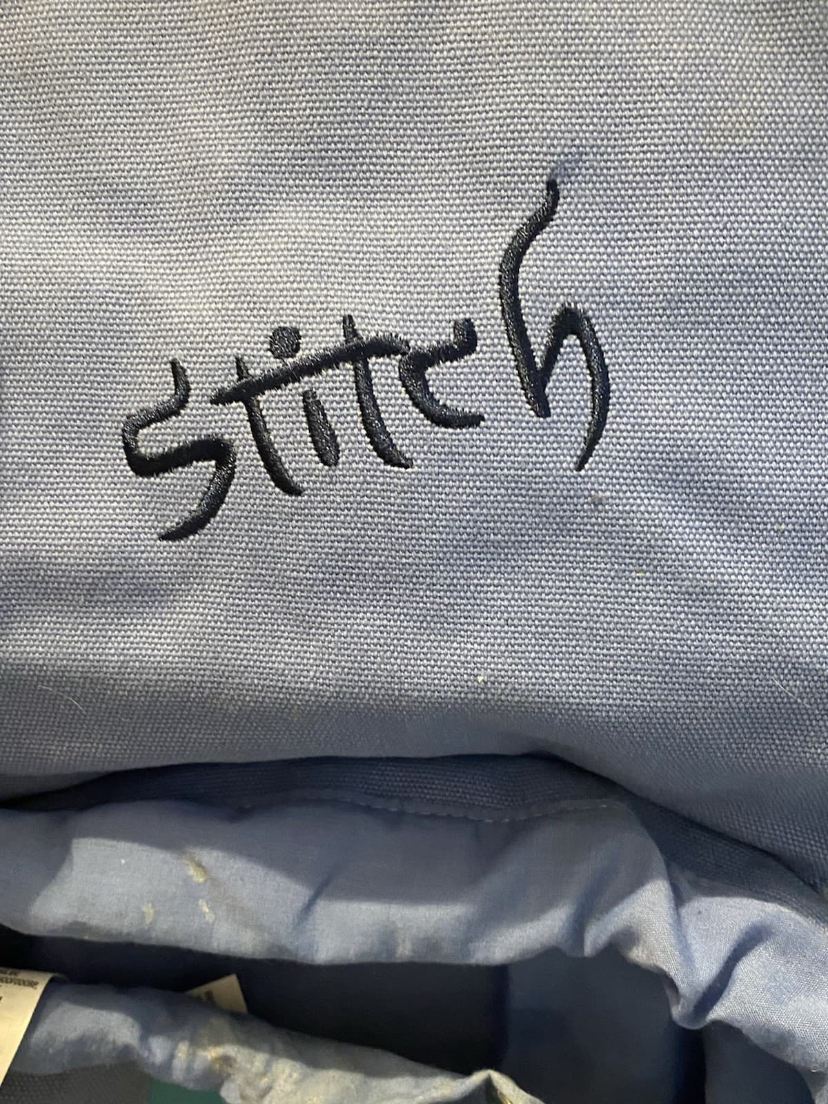 RARE DISNEY PARKS STITCH BACKPACK- Bucket Bag Talking Backpack No Sound  5