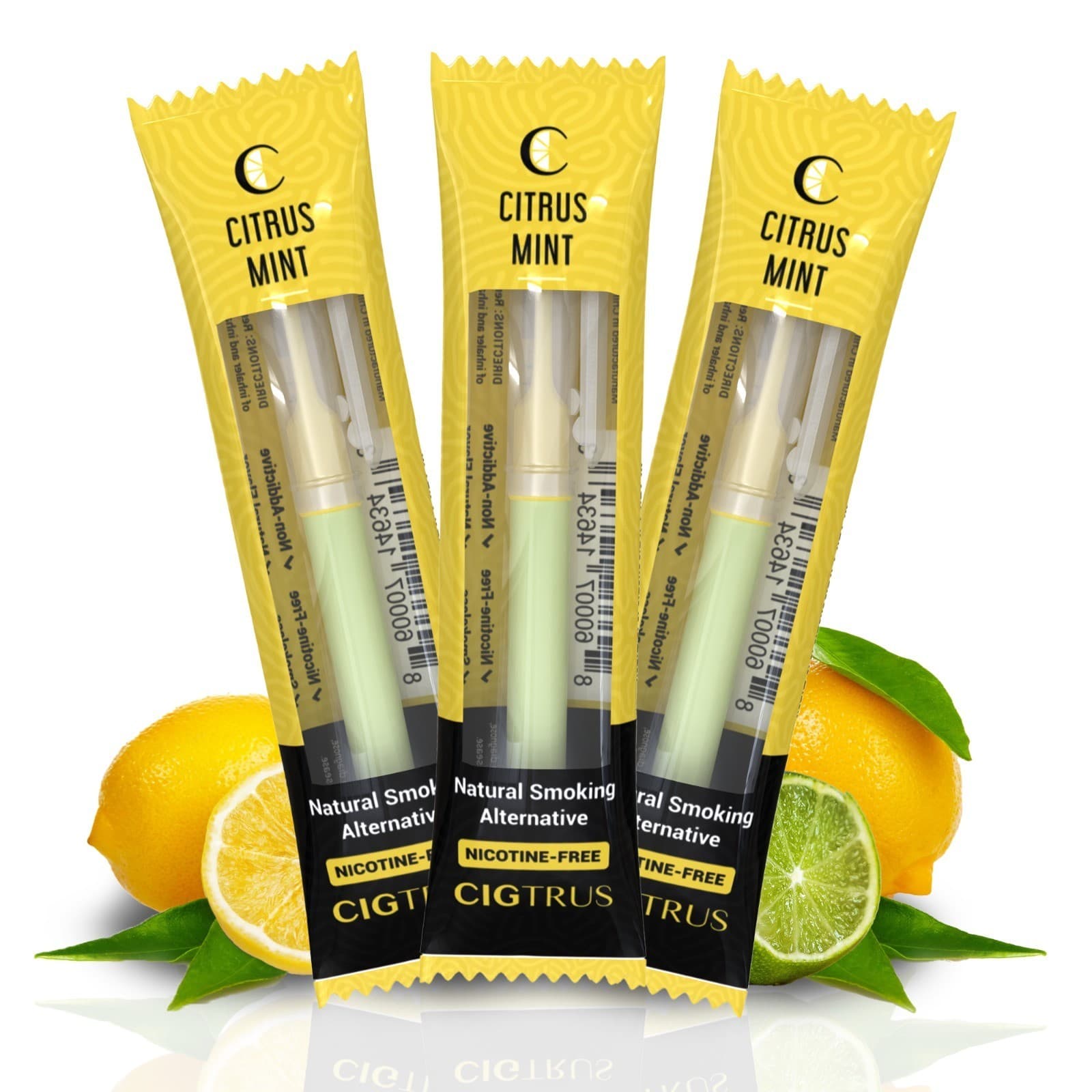 Cigtrus Quit Smoking Aid Smokeless Aroma Inhaler Habit Replacement Lemon Lime 3P 2