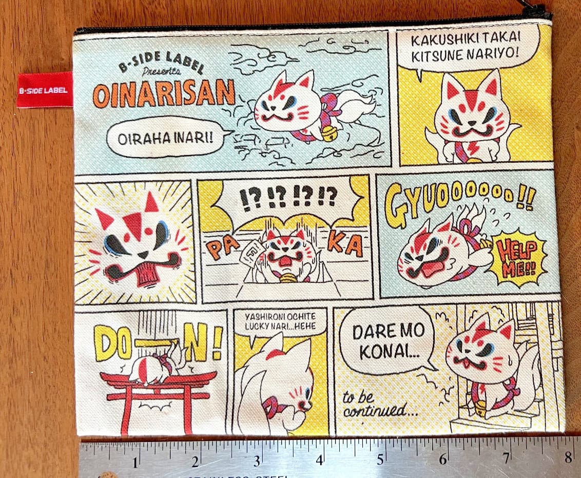 B-SIDE LABEL small bag OINARISAN cat fox cotton bag 2