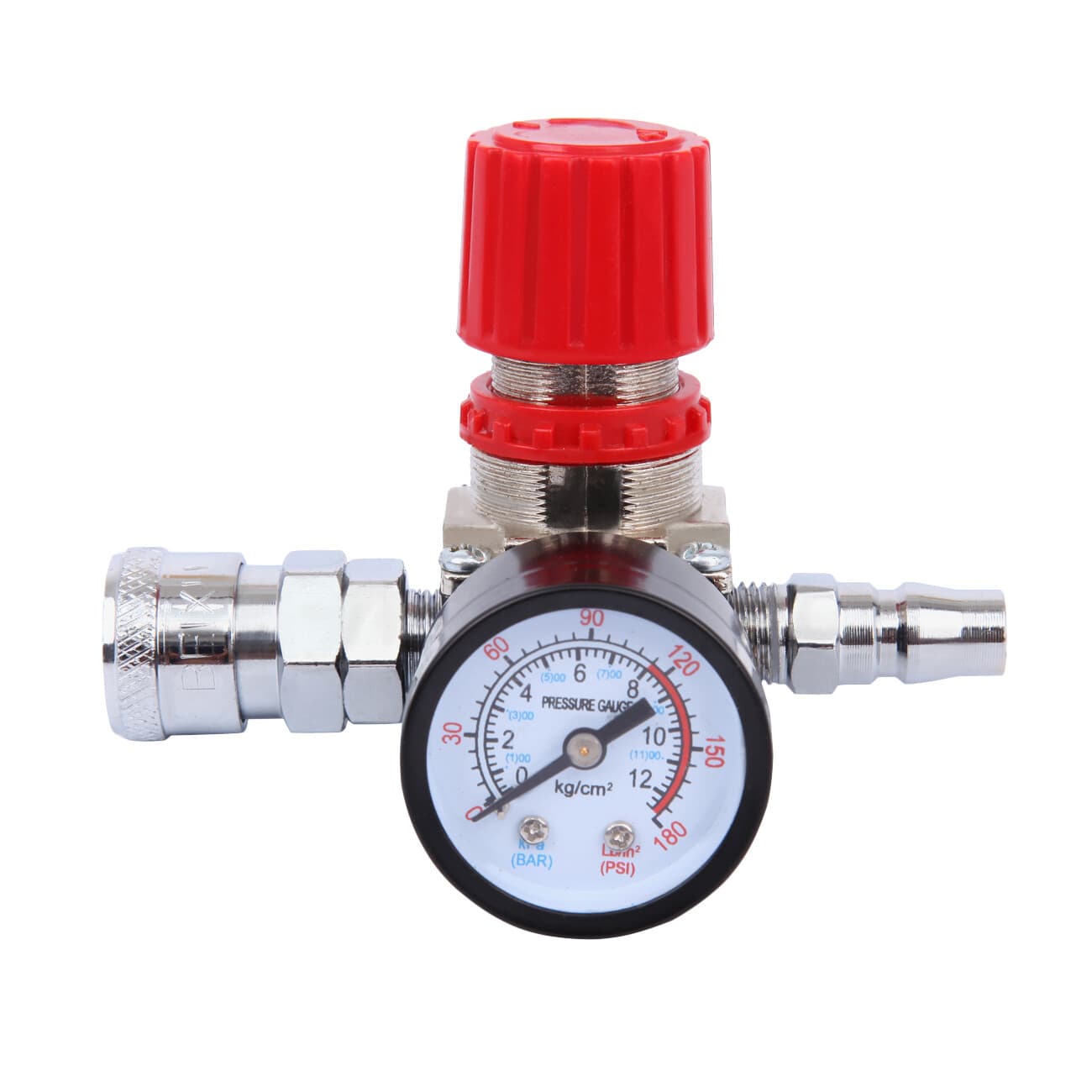 1/4" Air Pressure Regulator For Air Compressor System 175PSI Pressure Gauge 4