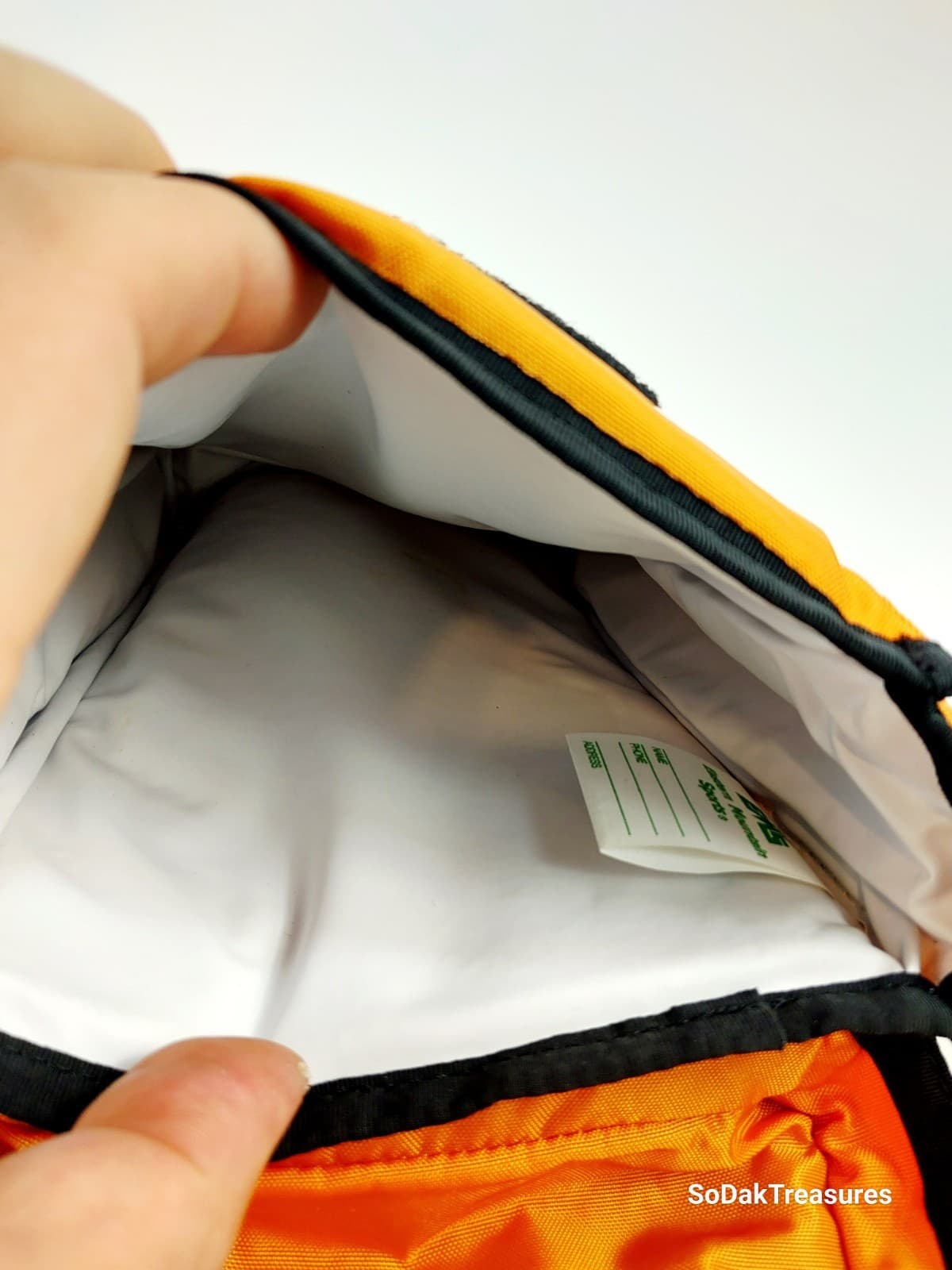 EMS Eastern Mountain Sports Insulated Cooler Lunch Bag Orange 5