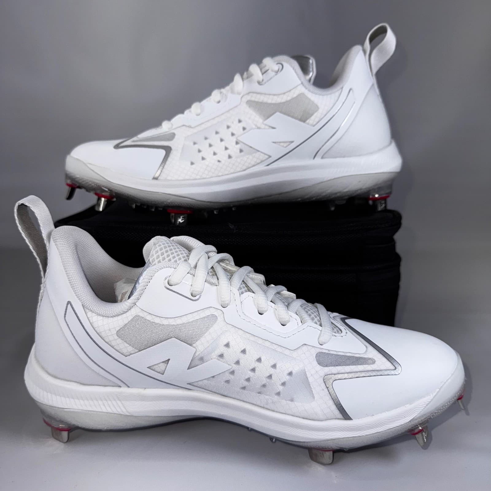 New Balance FuelCell Metal Softball Cleats All White Lightweight Women's 6.5 2