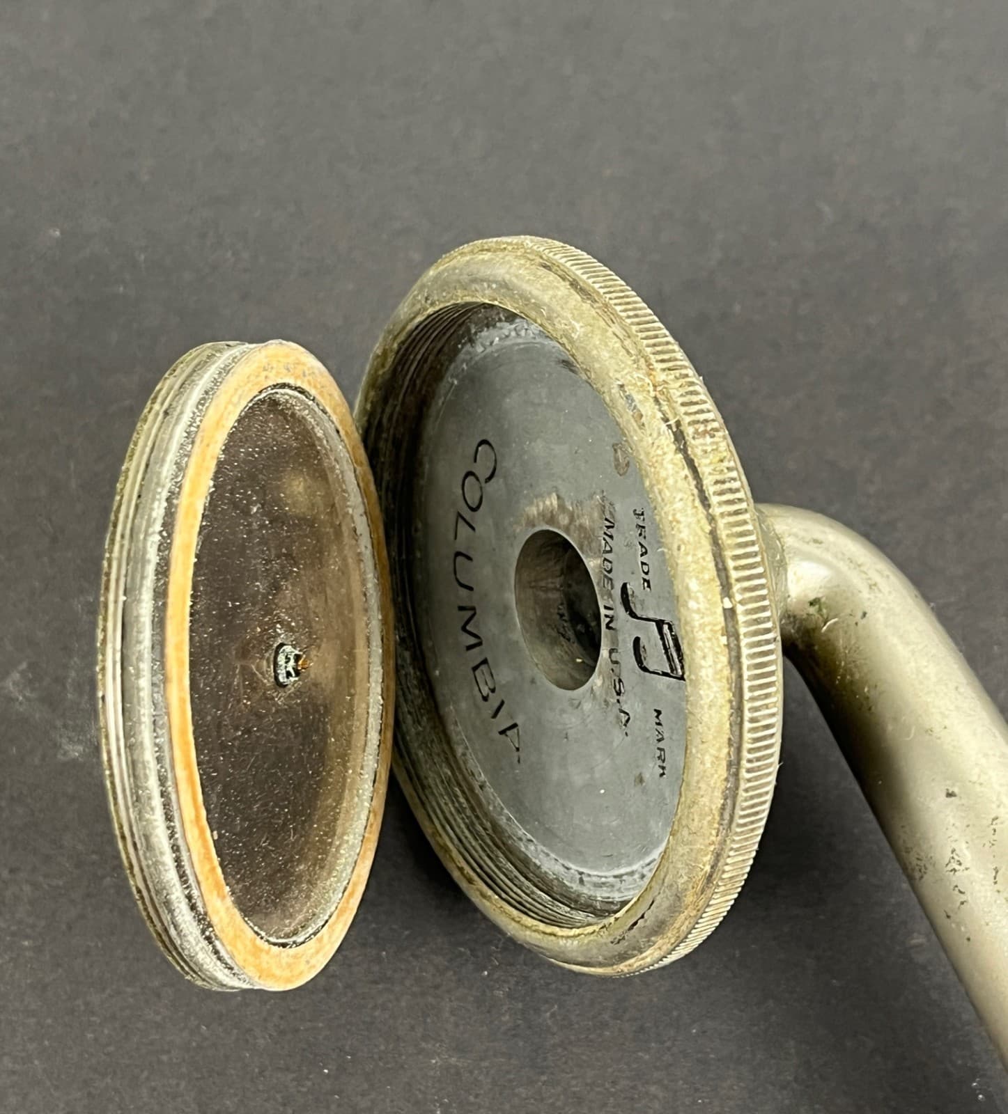 Antique COLUMBIA Phonograph Tone Arm And Reproducer 5