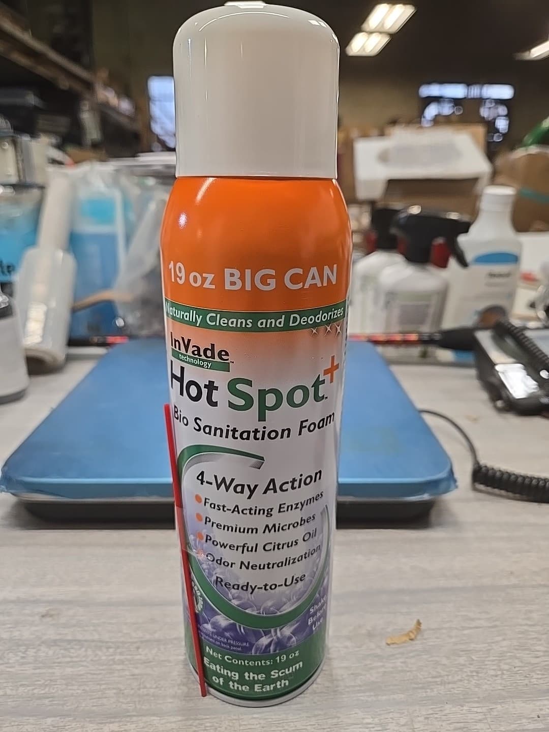 Invade Hot Spot Plus Foam 19oz- Odor & Scum Remover