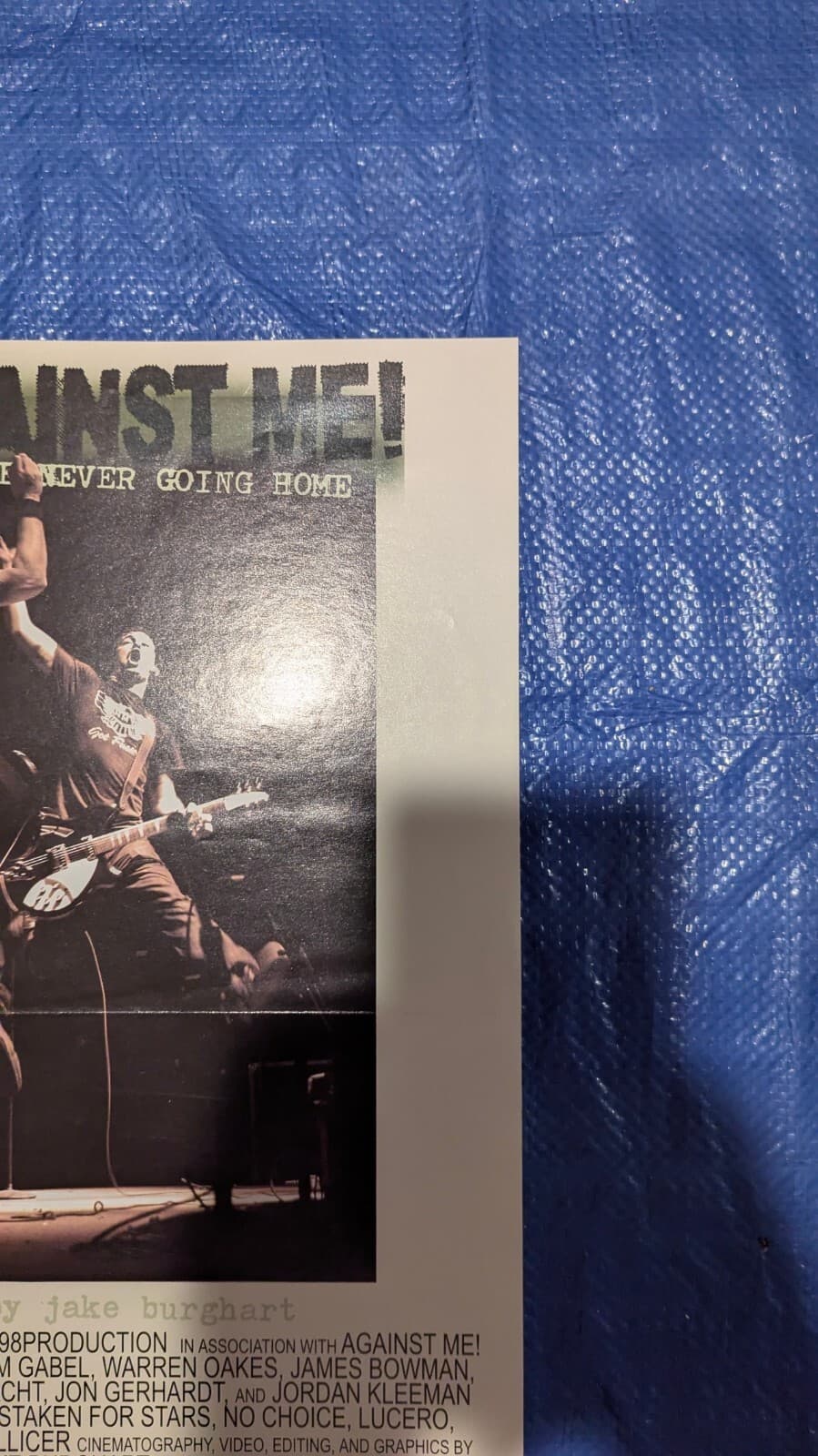 Against Me We're Never Going Home Original Promo Poster 4