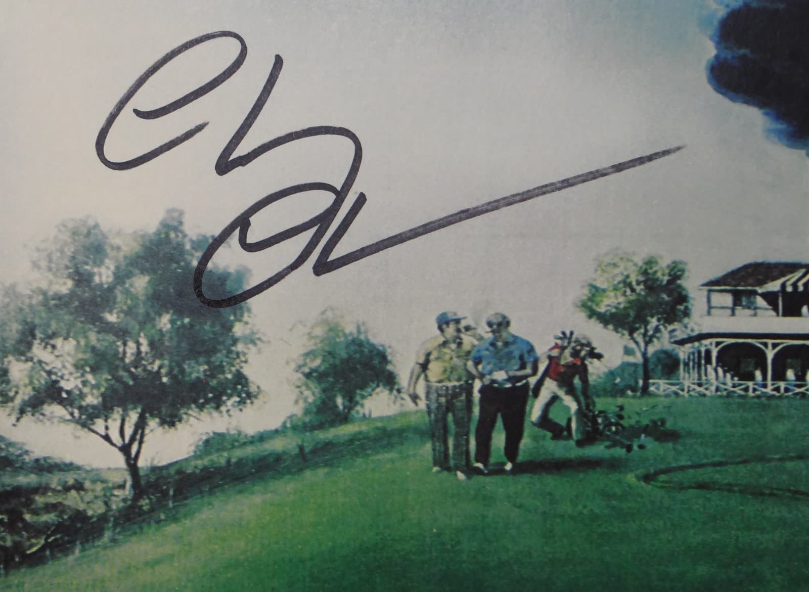 Chevy Chase Autographed 11x17 Caddyshack Movie Poster - Beckett Holo 2