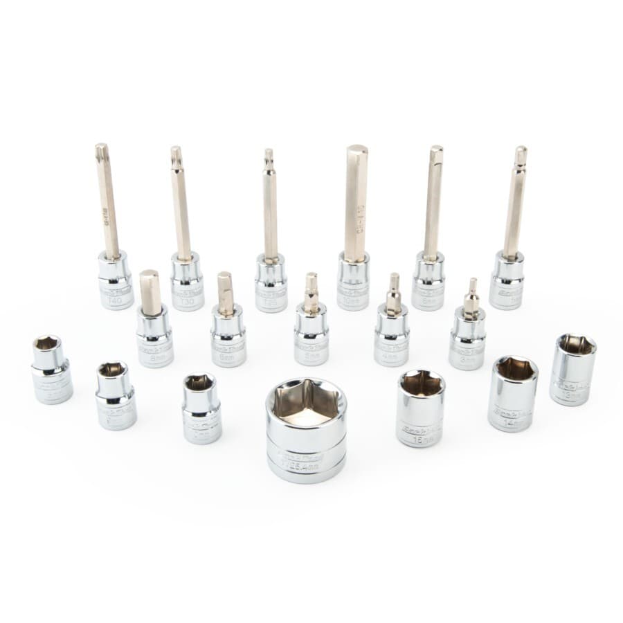 Park Tool TW-5.2 & SBS-1.2 Adjustable Torque Wrench & 18 Piece Socket & Hex Set 5