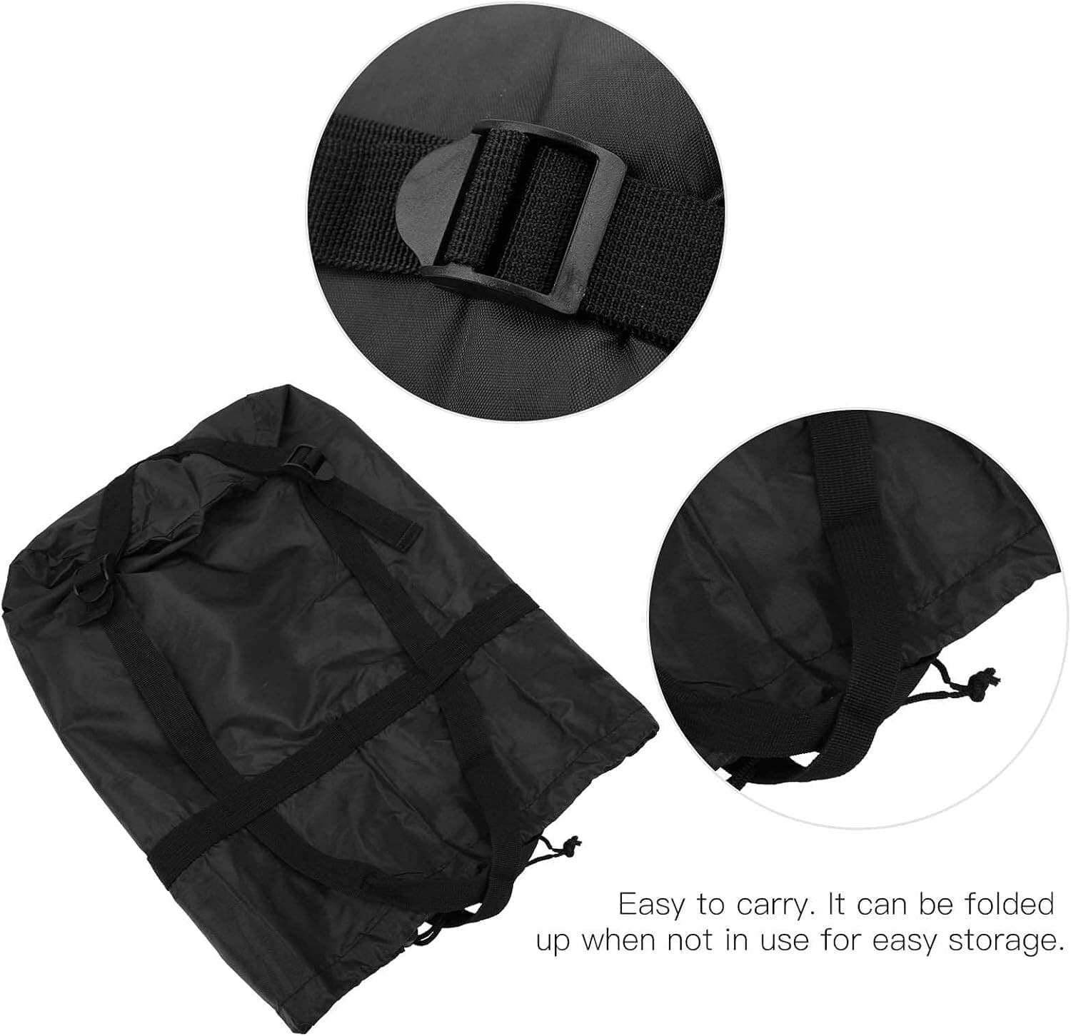 Backpack Laundry Bag with Shoulder Straps with Drawstring Closure for Travel 4