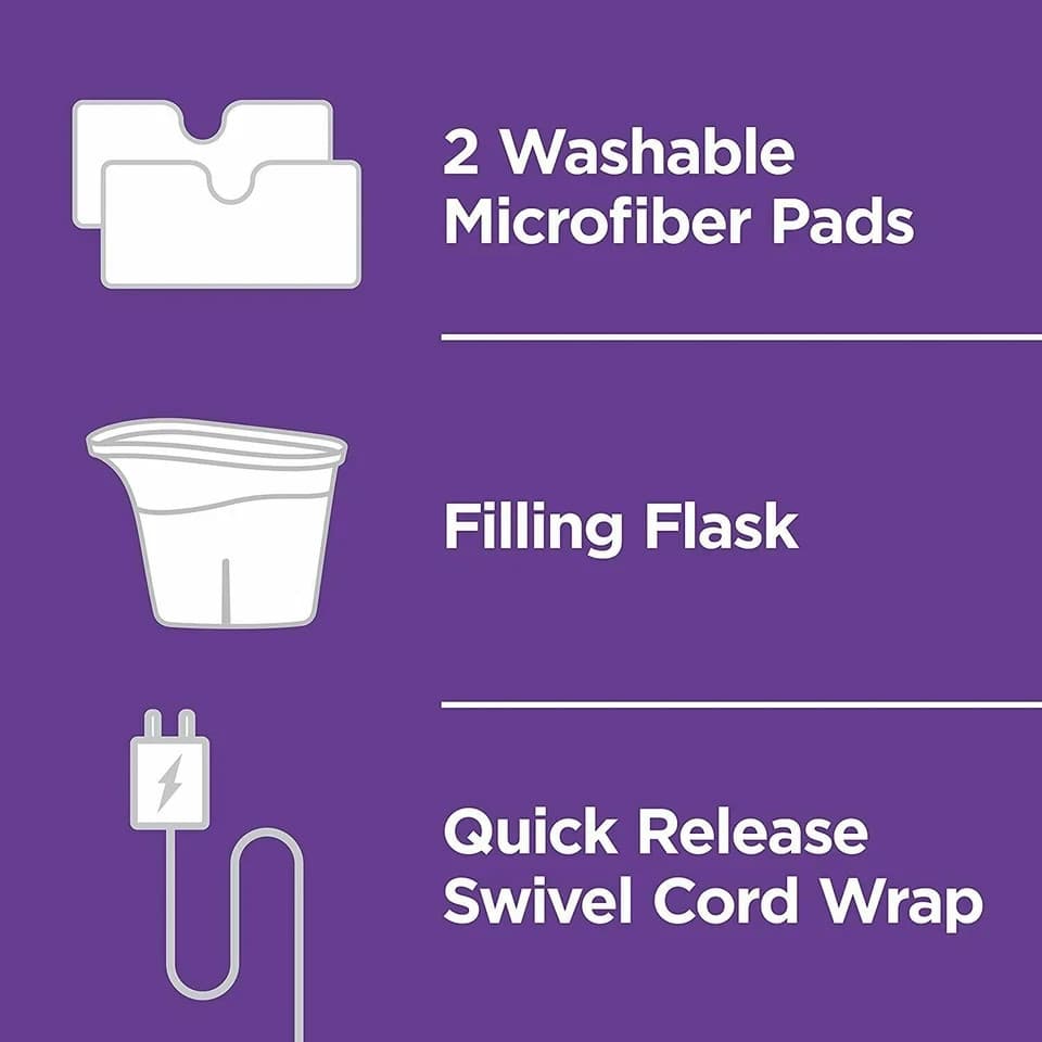 Shark S3501 Steam Pocket Mop Hard Floor Cleaner, Purple 6