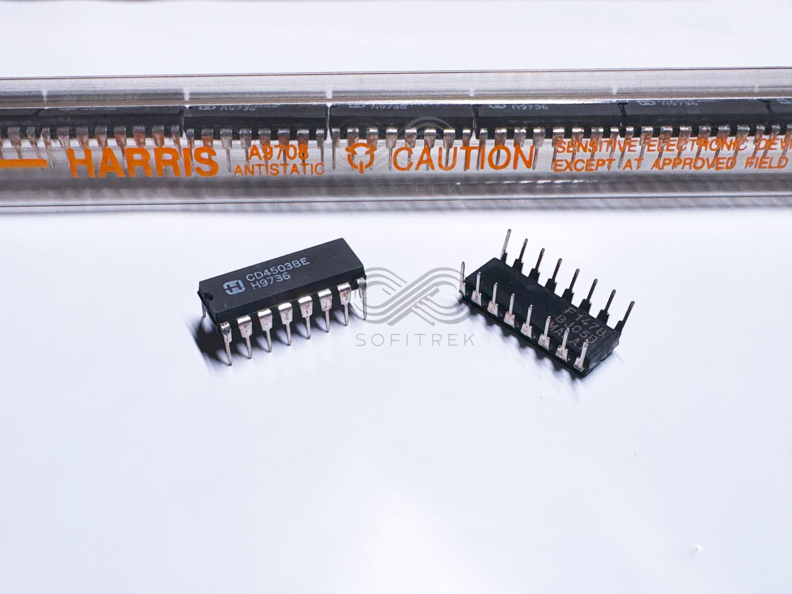 5X CD4503BE HARRIS CMOS Hex 3-State Buffer 20V 6-Channel Non-Inverting DIP-16 IC