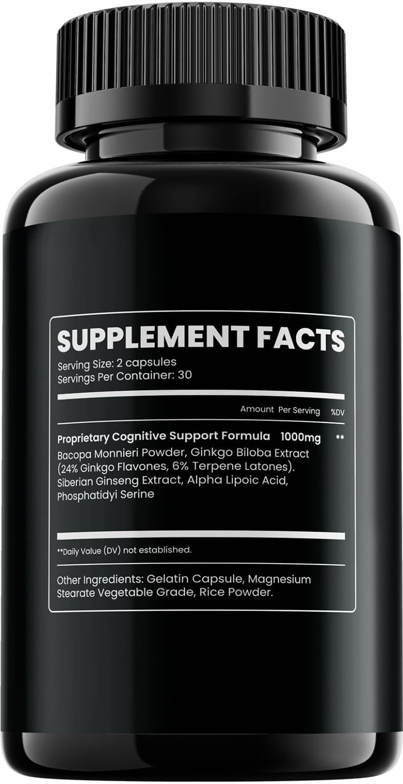 (3 Pack) Memo Blast Supplement Capsules – MemoBlast Natural Blend Memory Focus 6