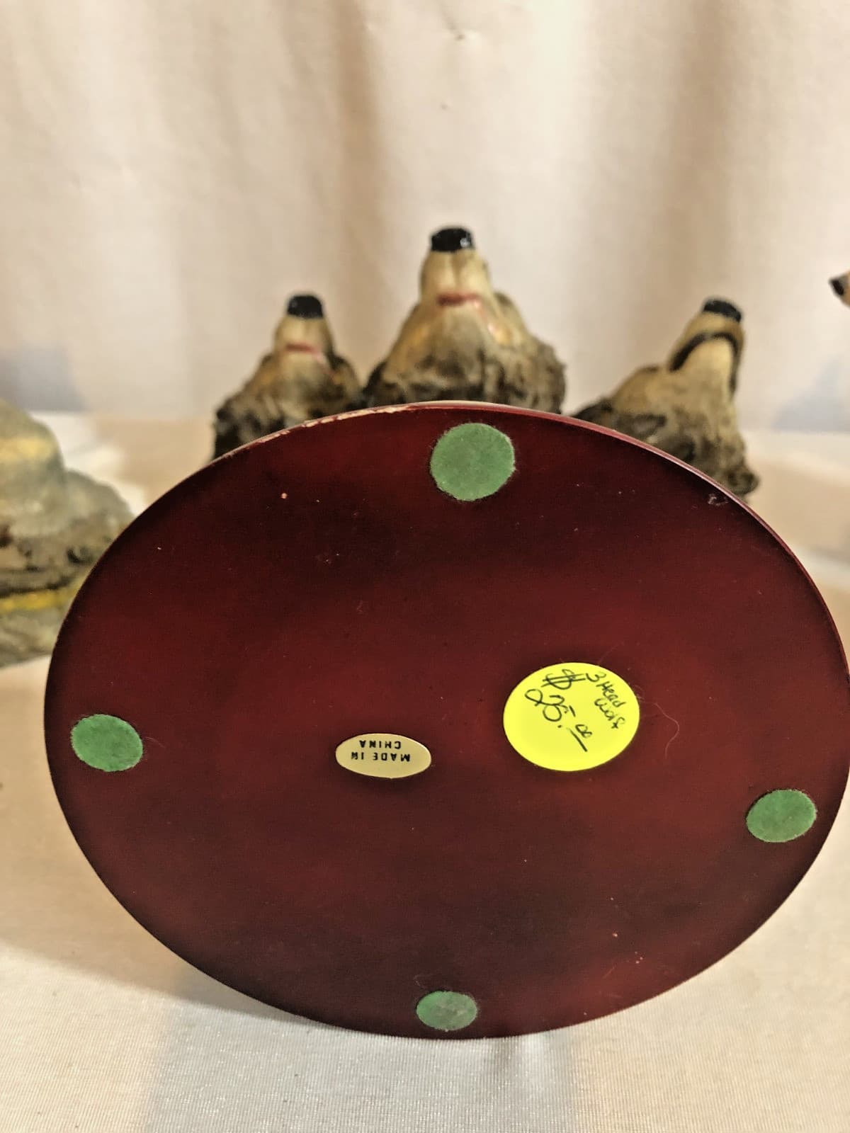 Lot Of 6 Vintage Resin Wolf Wolves Eagle Figures Statues 4