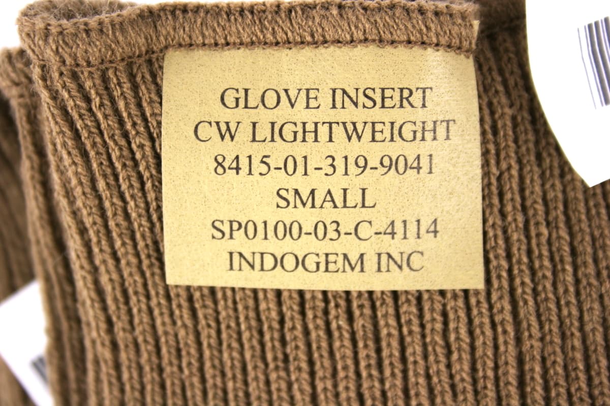 QTY 10 US Military USMC WOOL D3A GLOVE LINERS / INSERTS COYOTE BROWN LW SMALL 3