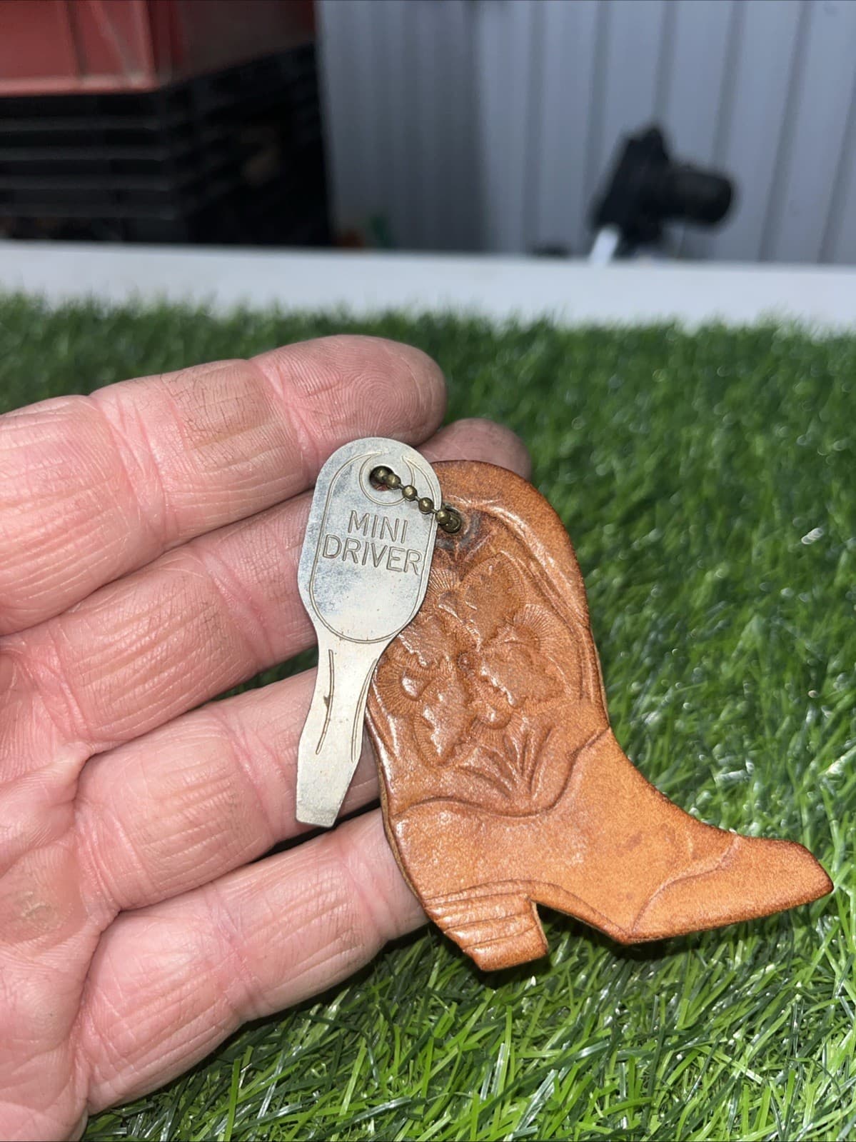 VTG MARLIN GUN KEYCHAIN POCKET SCREW DRIVER 1870 w COWBOY      AA 5