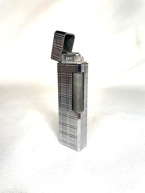 Vintage COLIBRI Butane Pocket Lighter Siver Chrome No Damage, Not Tested, Deco