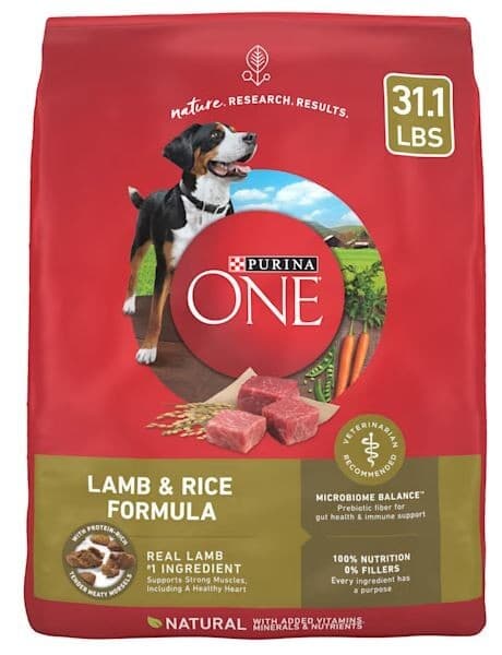 31.1LB lb Purina ONE Lamb & Rice Formula Dry Dog Food
