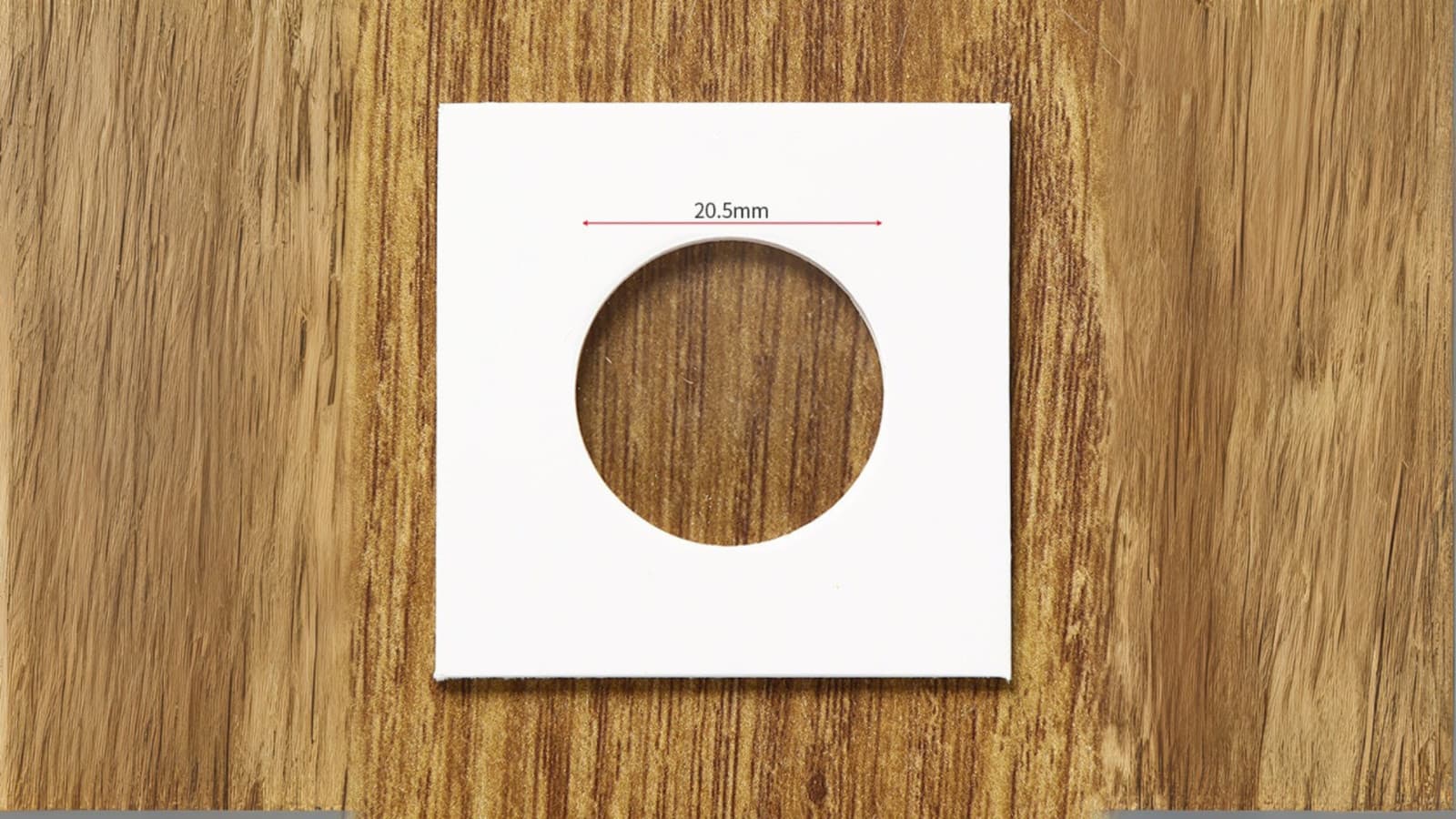 100PCS Cardboard Coin Holders 20.5mm 2"x2" Storage Flips for Pennies & Dimes 4