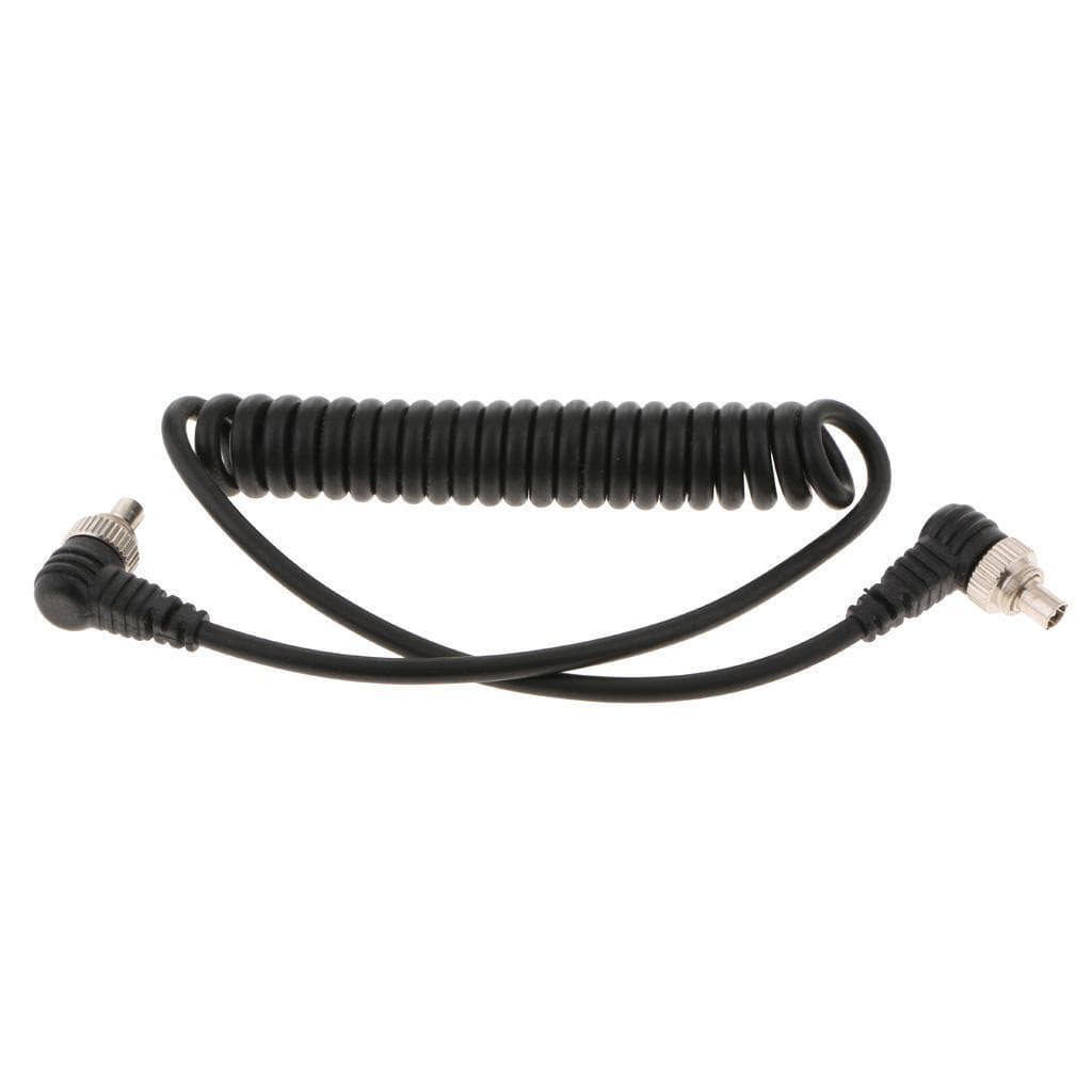 100cm Male To Male Flash PC Sync Cable Cord For Camera & Flash Light Connection 3