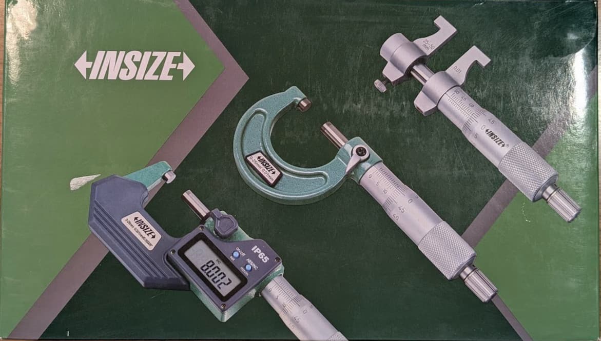 INSIZE GENUINE 2333-E081 External Dial Caliper Gage, 0-0.8", Graduation 0.0005" 4