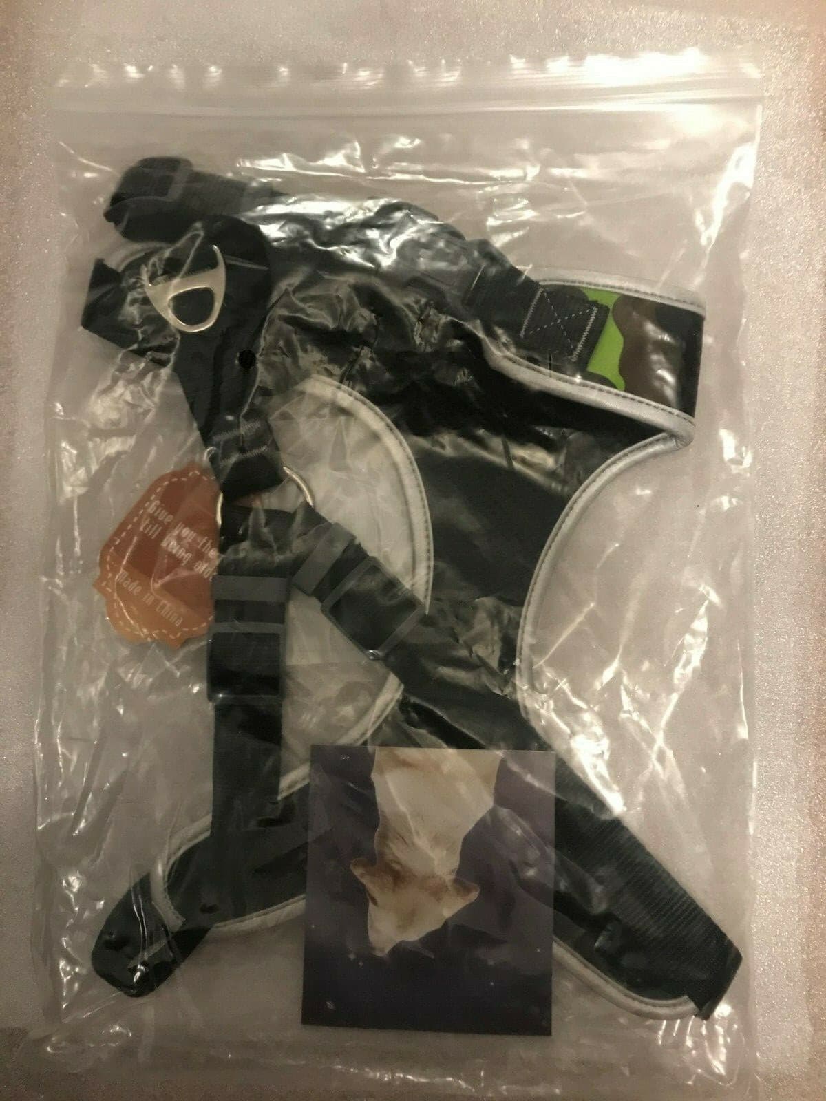 New Potalay - L - PT0006 Comfort & Control Dog Harness - Green & Black 2