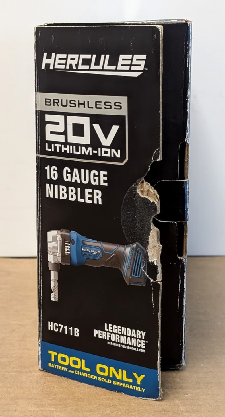 Hercules HC711B 20V Cordless 16 Gauge Nibbler - Tool Only - NEW IN OPEN BOX! 6