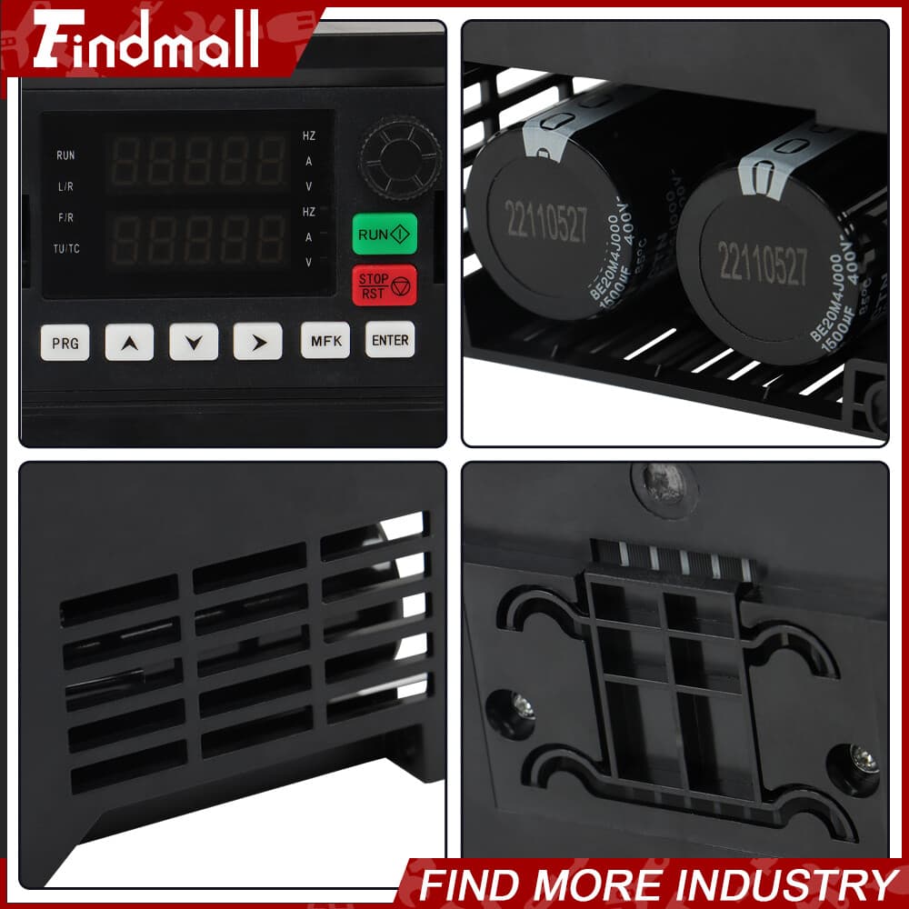 CNC 1 To 3 Phase 7.5KW 10HP 220V Variable Frequency Drive Inverter VFD VSD 5