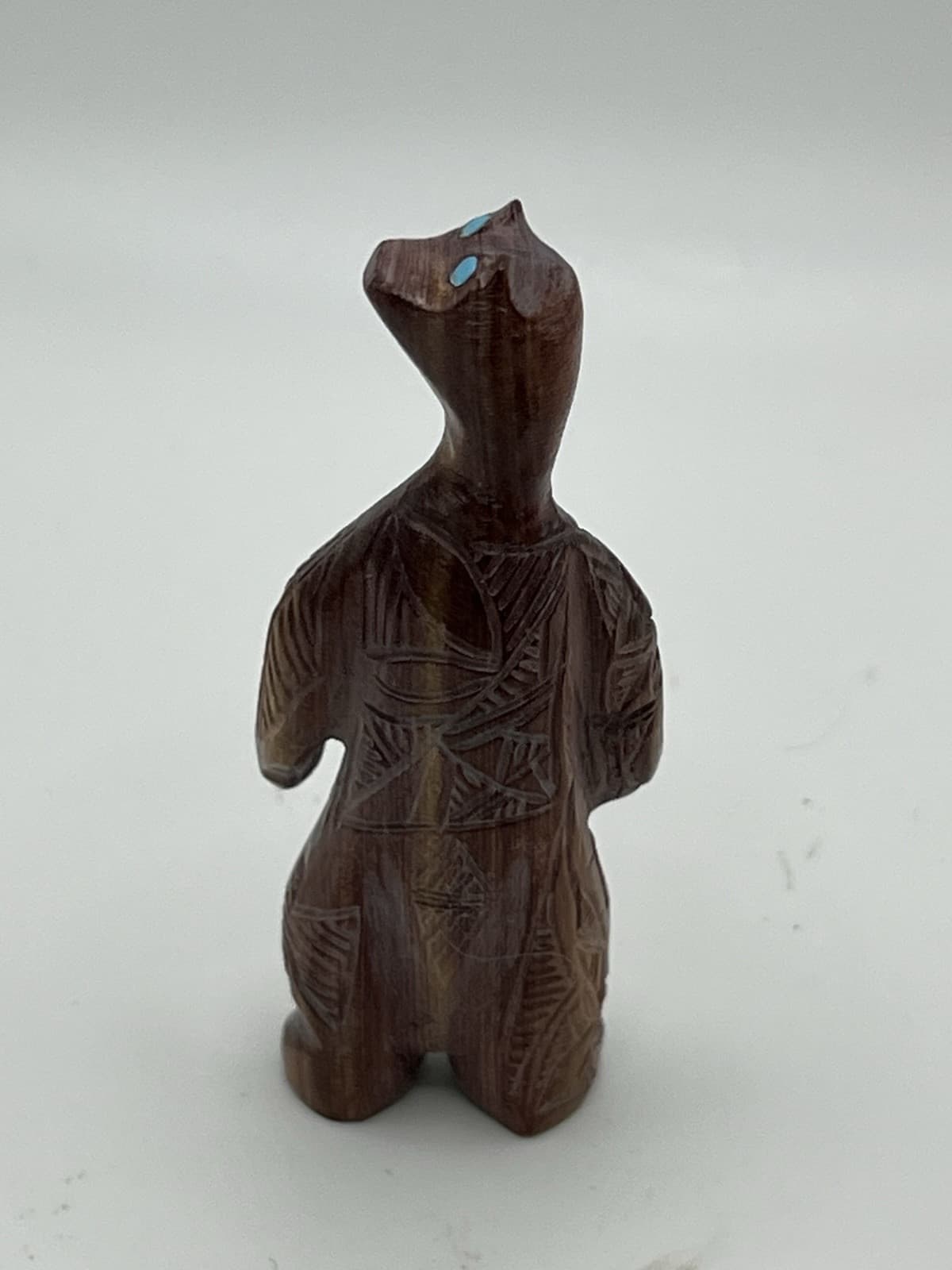Zuni Bear Fetish by Jeff Yunie Gifts Cedar F4394 3