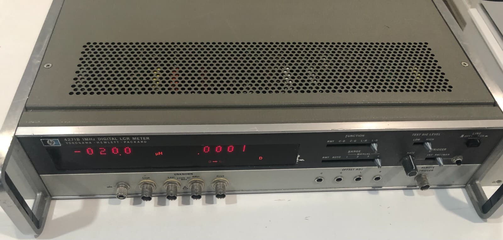 HP Hewlett Packard 4271B 1MHz LCR Meter Please Read 4