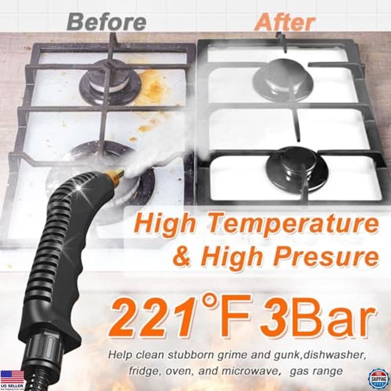 2500W Handheld Steam Cleaner, High-Temperature Pressurized Steam Cleaner, Grout 3