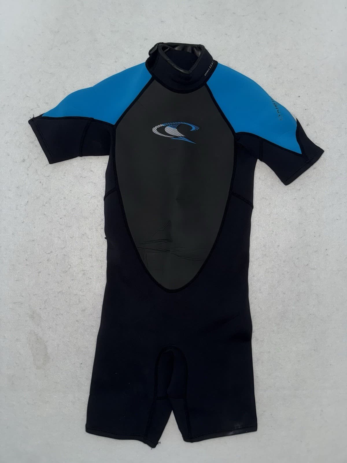 O'Neill Hammer Womens Wetsuit Size 12 2mm Blue Black Shorty GREAT CONDITION