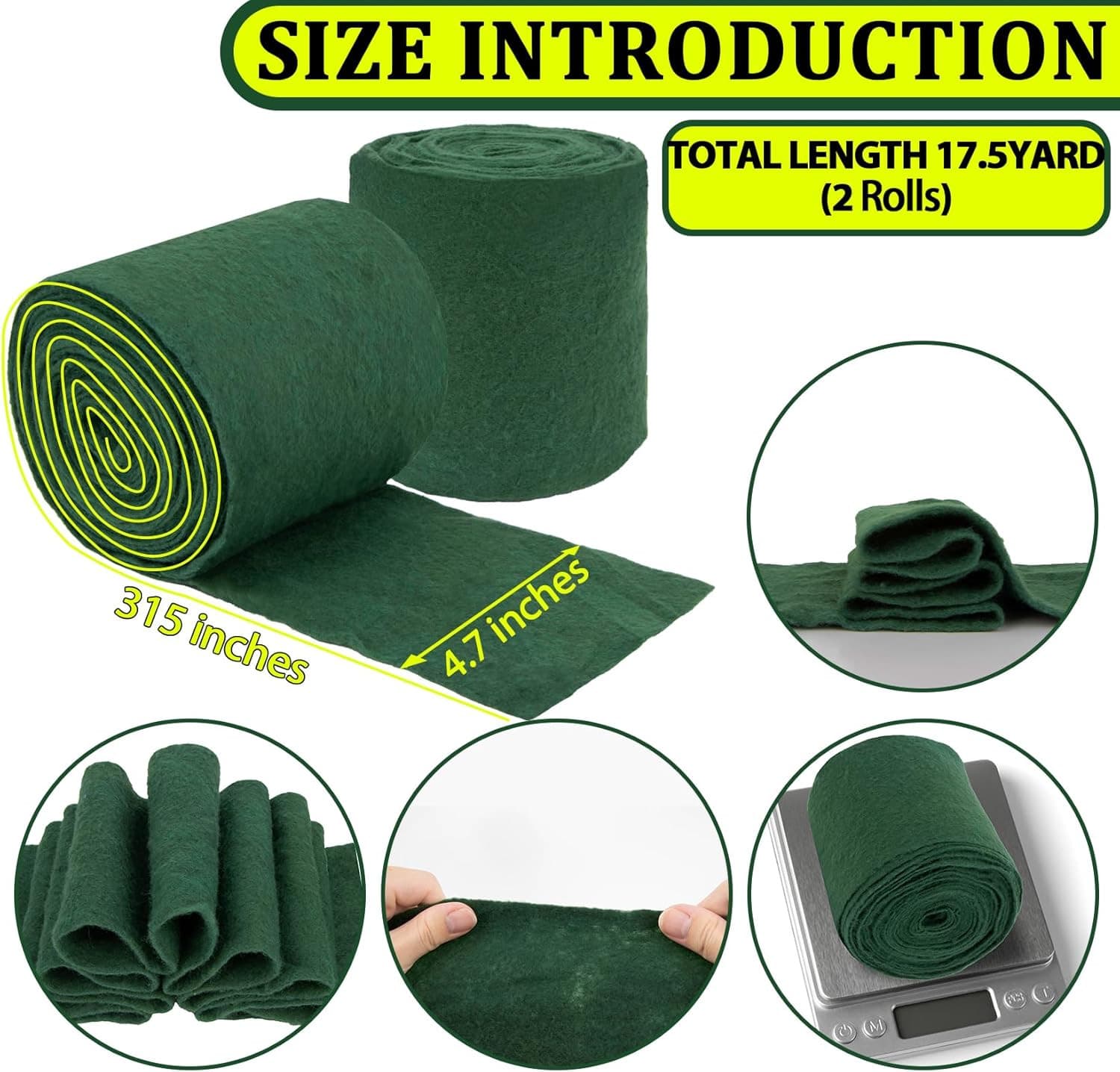 Tree Wrap - Tree Trunk Protector for Gardening 2 Roll 72 FT Little Trees Trunk G 2