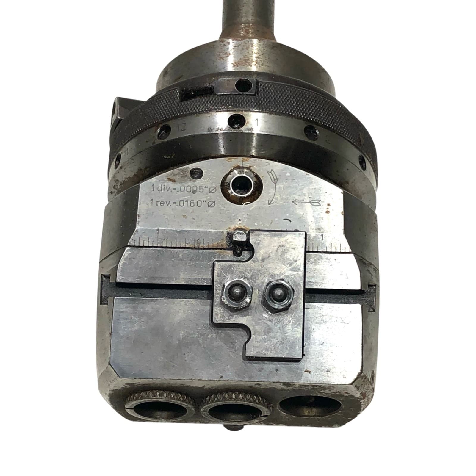 Wohlhaupter UPA4s5 Boring & Facing Head - Micrometer Adjustment .0005” R8 Shank 4