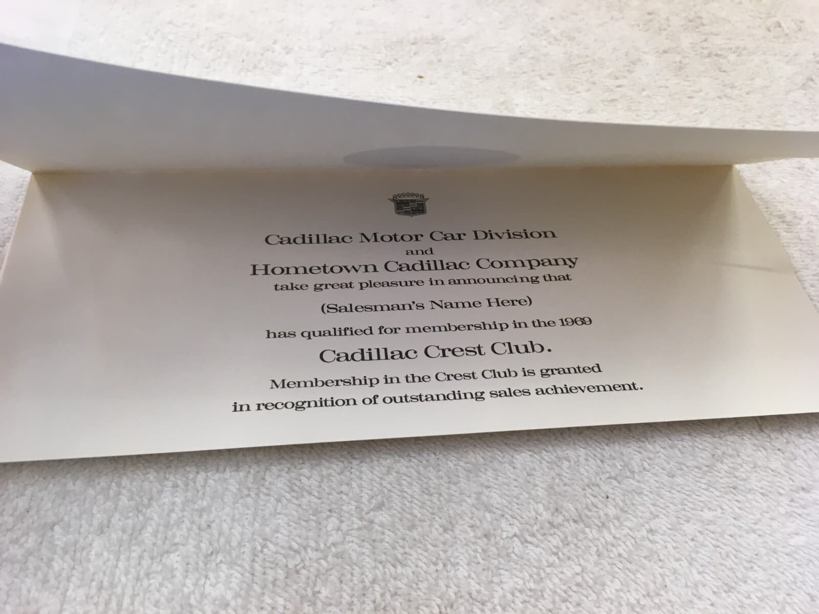 1970 Cadillac Crest Club Press Kit Dealership Fleetwood Eldorado Seville Brougha 4