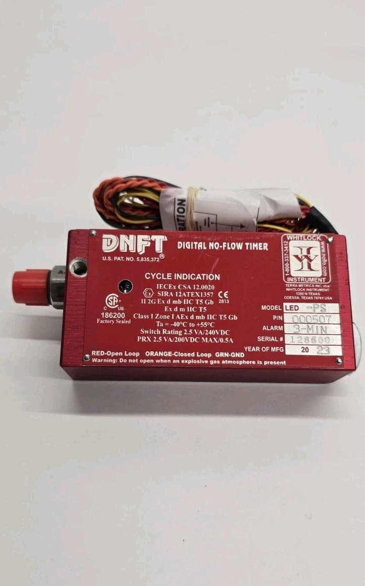 DNFT Ariel / Whitlock DNFT Digital No Flow Timer LED PS 000507 3 Min 2023