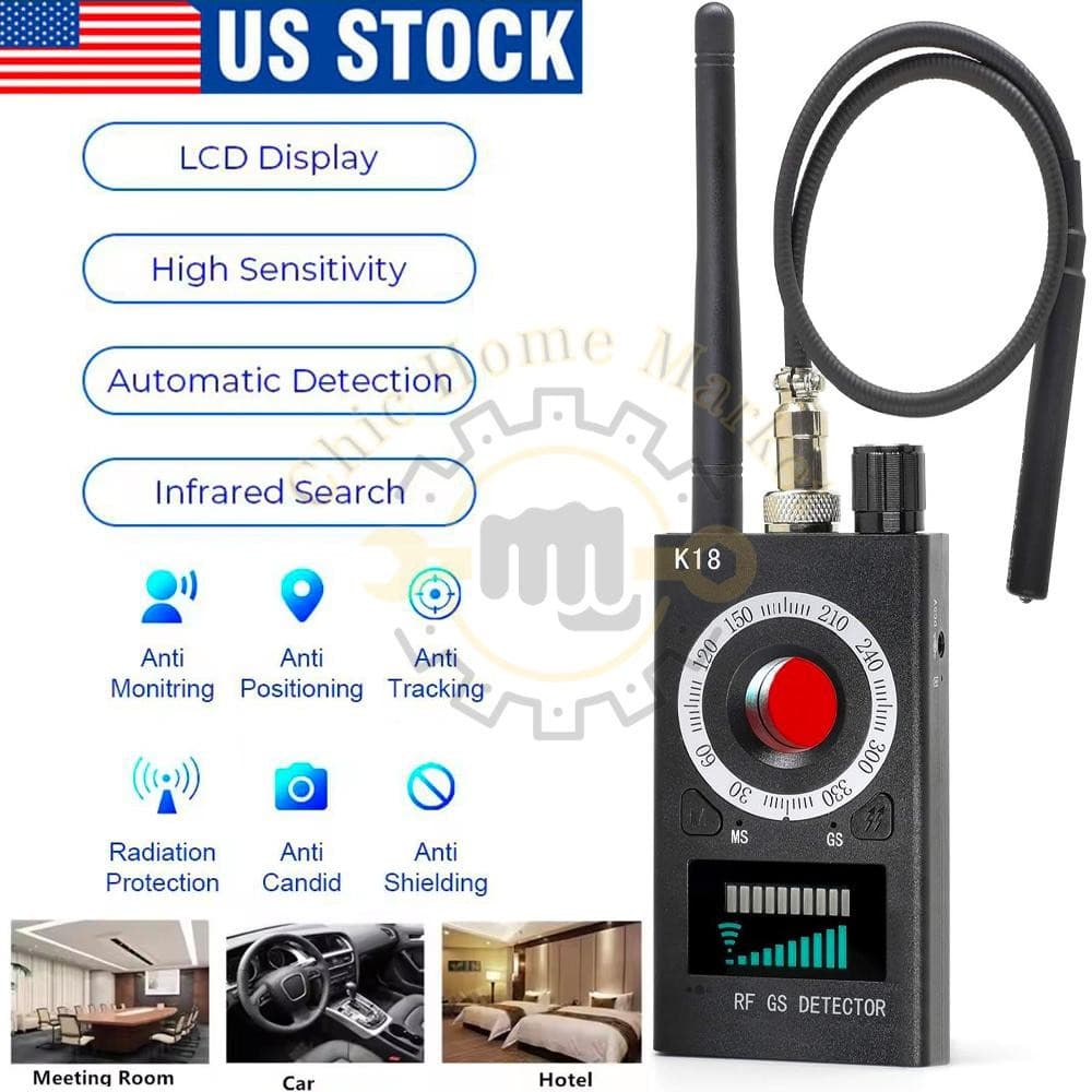 K18 RF Detector Anti-spy Detector Hidden Camera GSM Audio Bug GPS Finder Scanner