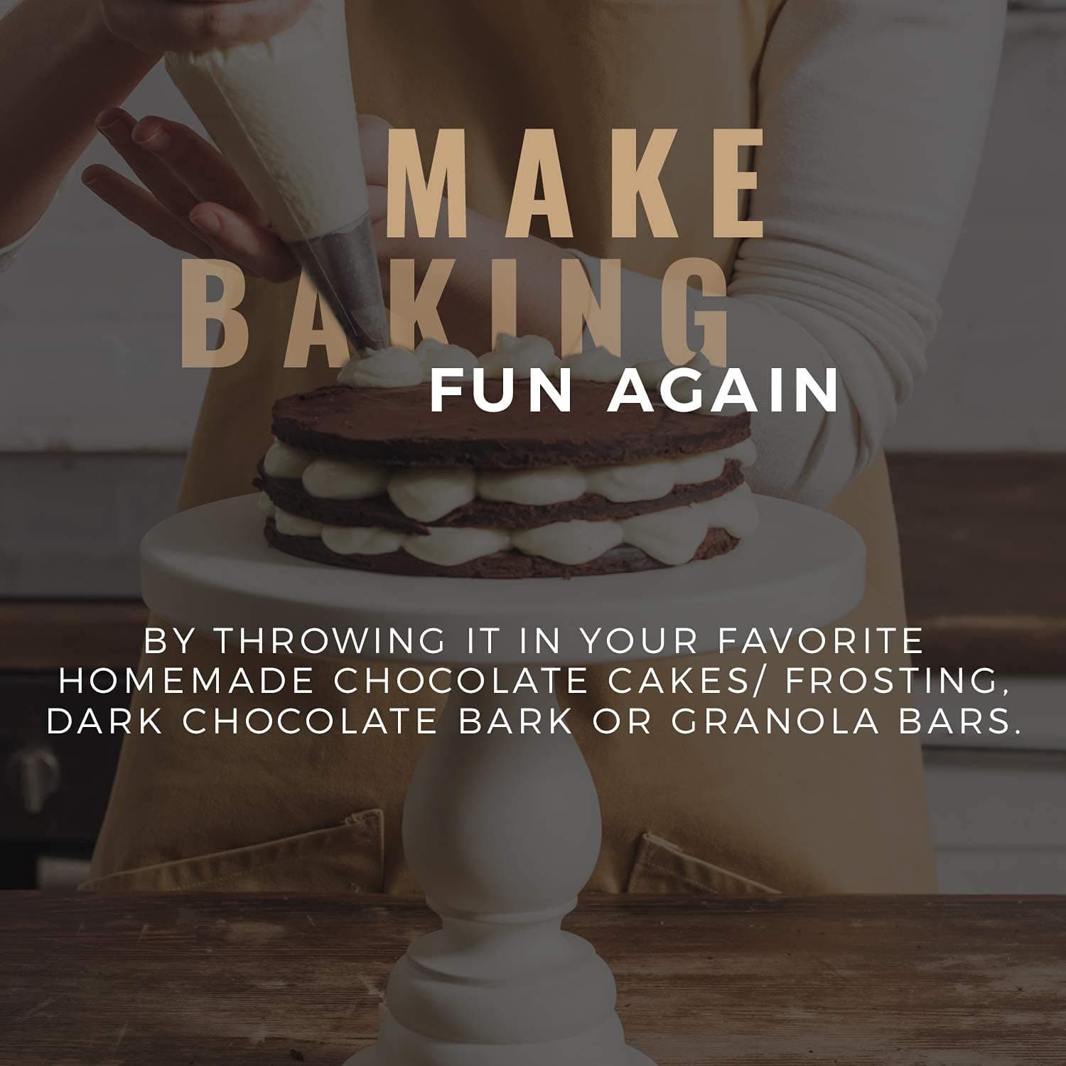 Cacao en polvo organico 1 libra Sin azucar Superalimento de primera calidad 2