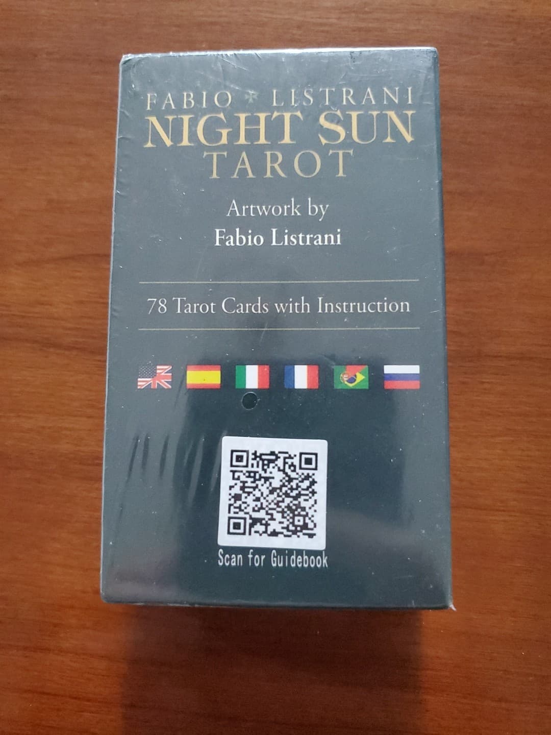 Night Sun Tarot Mini by Fabio Listbani. Full 78 Card Pocket Deck 3